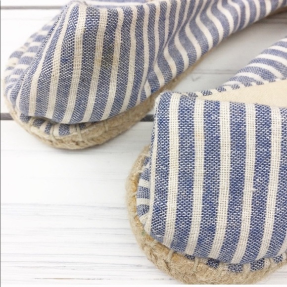 Splendid Nautical Stripe Espadrille Sandals 8.5 - Picture 6 of 8